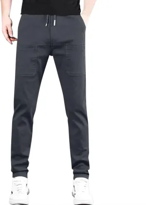 ADHOWBEW Mencomfy Cargo Pants Multipants High Stretch Multi-Pocket Durable Dry Fit Cargo Breathable Joggers