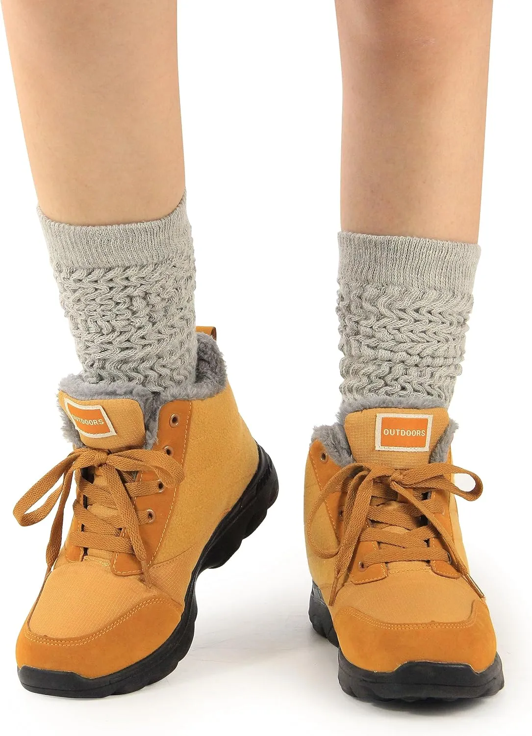BomKinta Slouch Socks Women Thigh High Boot Socks Soft Scrunch Socks Size 5-11