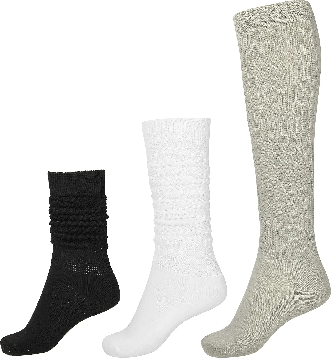 BomKinta Slouch Socks Women Thigh High Boot Socks Soft Scrunch Socks Size 5-11