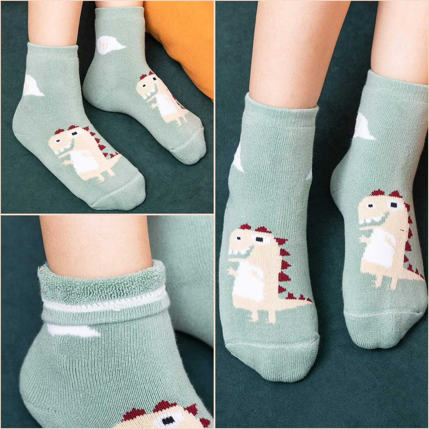 Boys Winter Warm Socks Kids Cotton Crew Socks Cartoon Crew Socks For Boys