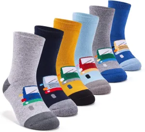 Boys Winter Warm Socks Kids Cotton Crew Socks Cartoon Crew Socks For Boys