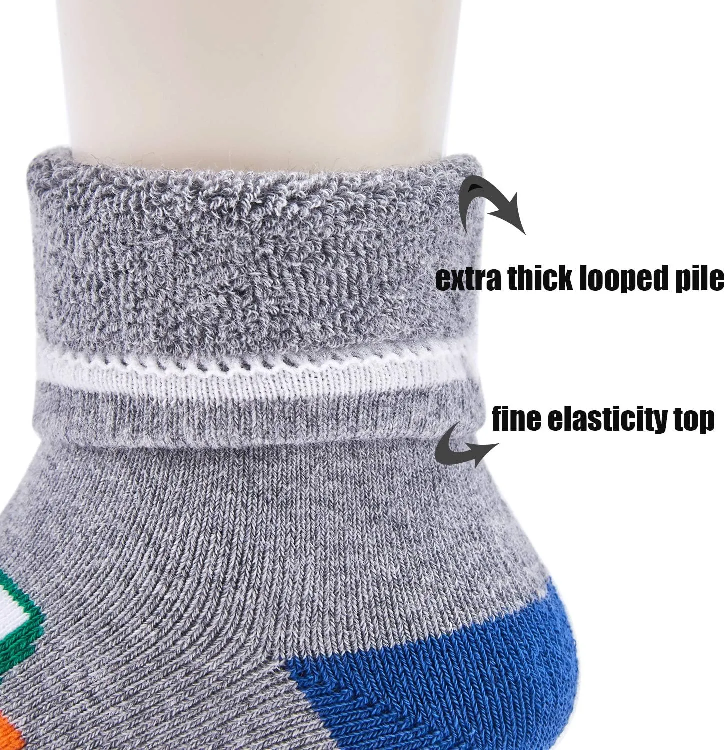 Boys Winter Warm Socks Kids Cotton Crew Socks Cartoon Crew Socks For Boys