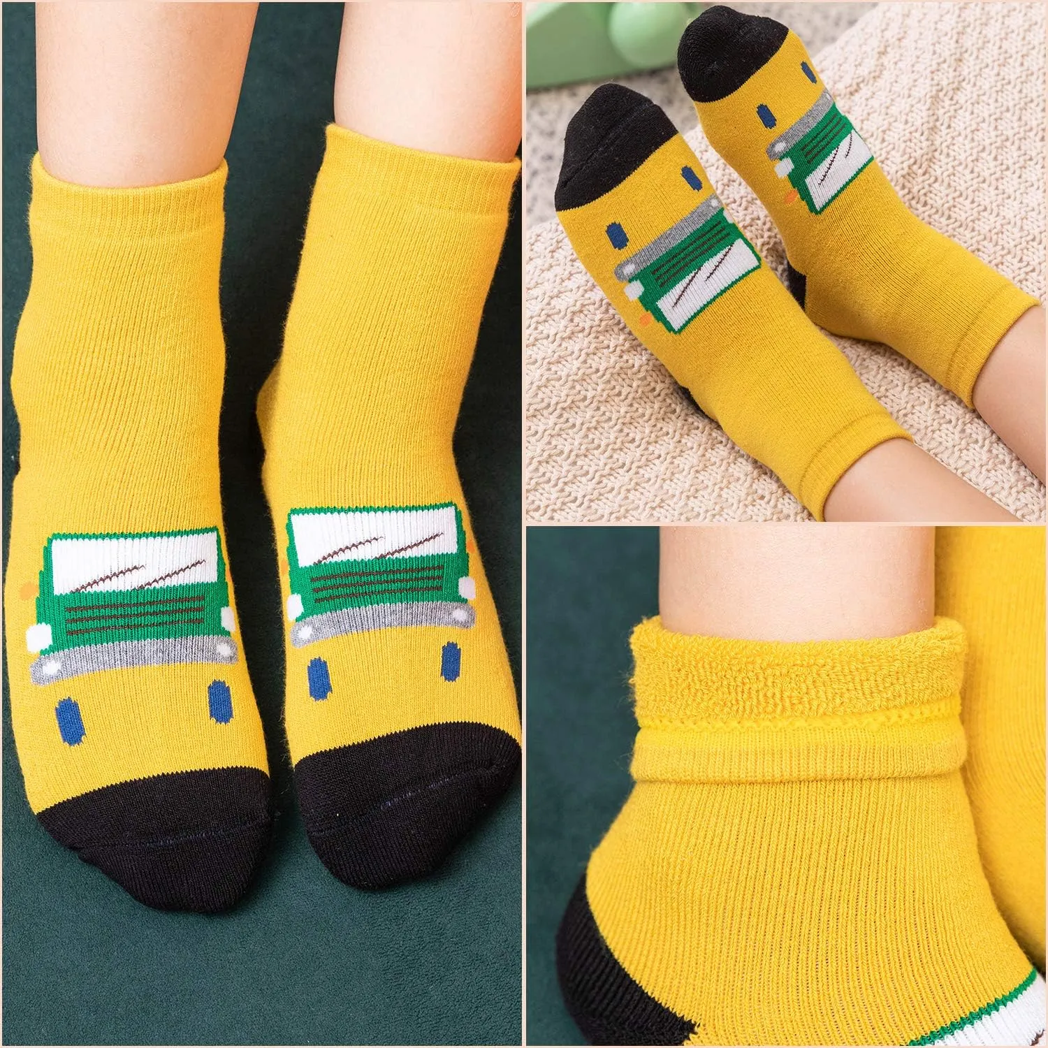 Boys Winter Warm Socks Kids Cotton Crew Socks Cartoon Crew Socks For Boys