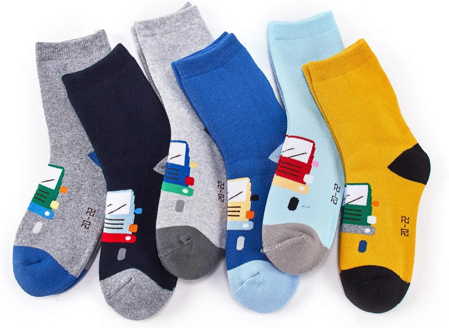 Boys Winter Warm Socks Kids Cotton Crew Socks Cartoon Crew Socks For Boys