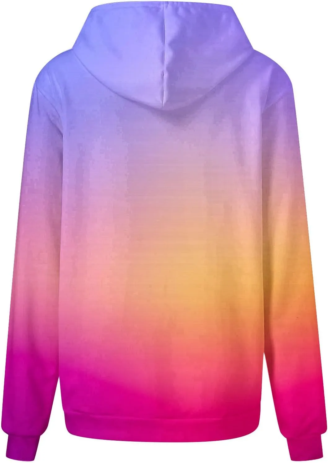 Ceboyel Womens Neon Print Oversized Sweatshirt Drawstring Pullover Sweatshirt Trendy Sweater Tops Fall Fashion Clothes 2023