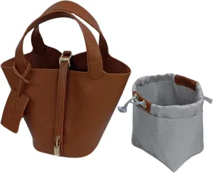 Classic Mini Bucket Tote Handbag