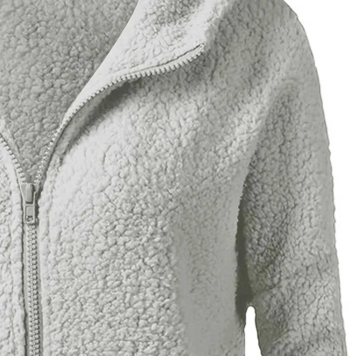 COTECRAM Womens Fleece Jacket Fall Winter Trendy Zip Up Sherpa Fuzzy Coats with Hood Casual Plus Size Warm Teddy Outerwear