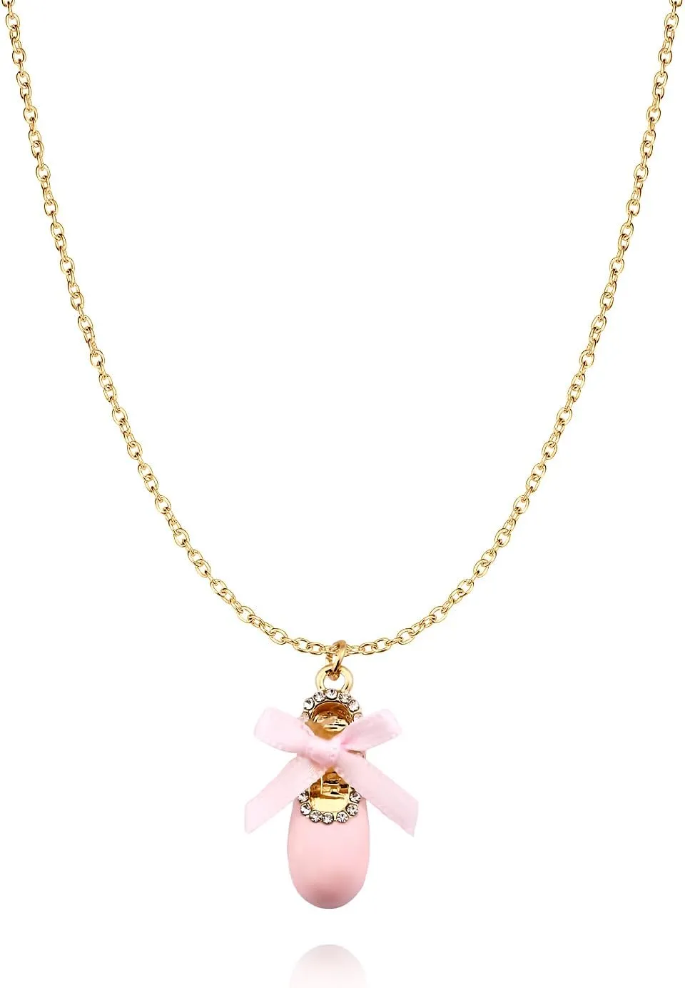 Dance Recital jewelry for Women,Ballerina Ballet Dance Necklace Ballet Slippers Shoes Necklaces Ballets Dancer Jewelry for Daughter Sister Ballerina Costume Accessories Christmas Stocking Stuffers for Women