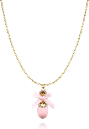 Dance Recital jewelry for Women,Ballerina Ballet Dance Necklace Ballet Slippers Shoes Necklaces Ballets Dancer Jewelry for Daughter Sister Ballerina Costume Accessories Christmas Stocking Stuffers for Women