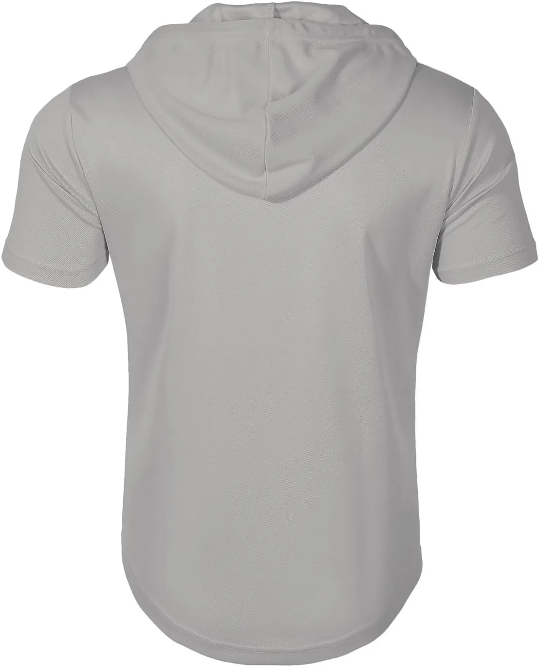 evzosrz Hoodies Mens Quarter Zipper Short Sleeve Hooded T-Shirts Drawstring Lightweight V Neck Pullover Summer Athletic Shirt