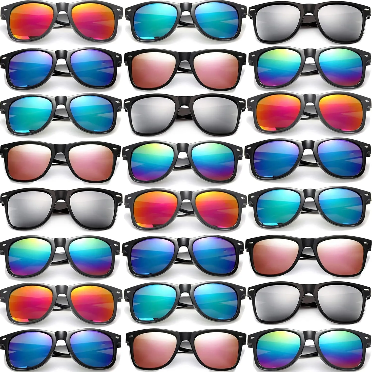 Eyegla Sunglasses Bulk Adults Party Sunglasses 80s Glasses Shades for Party Favors 8/10/20/30Pack