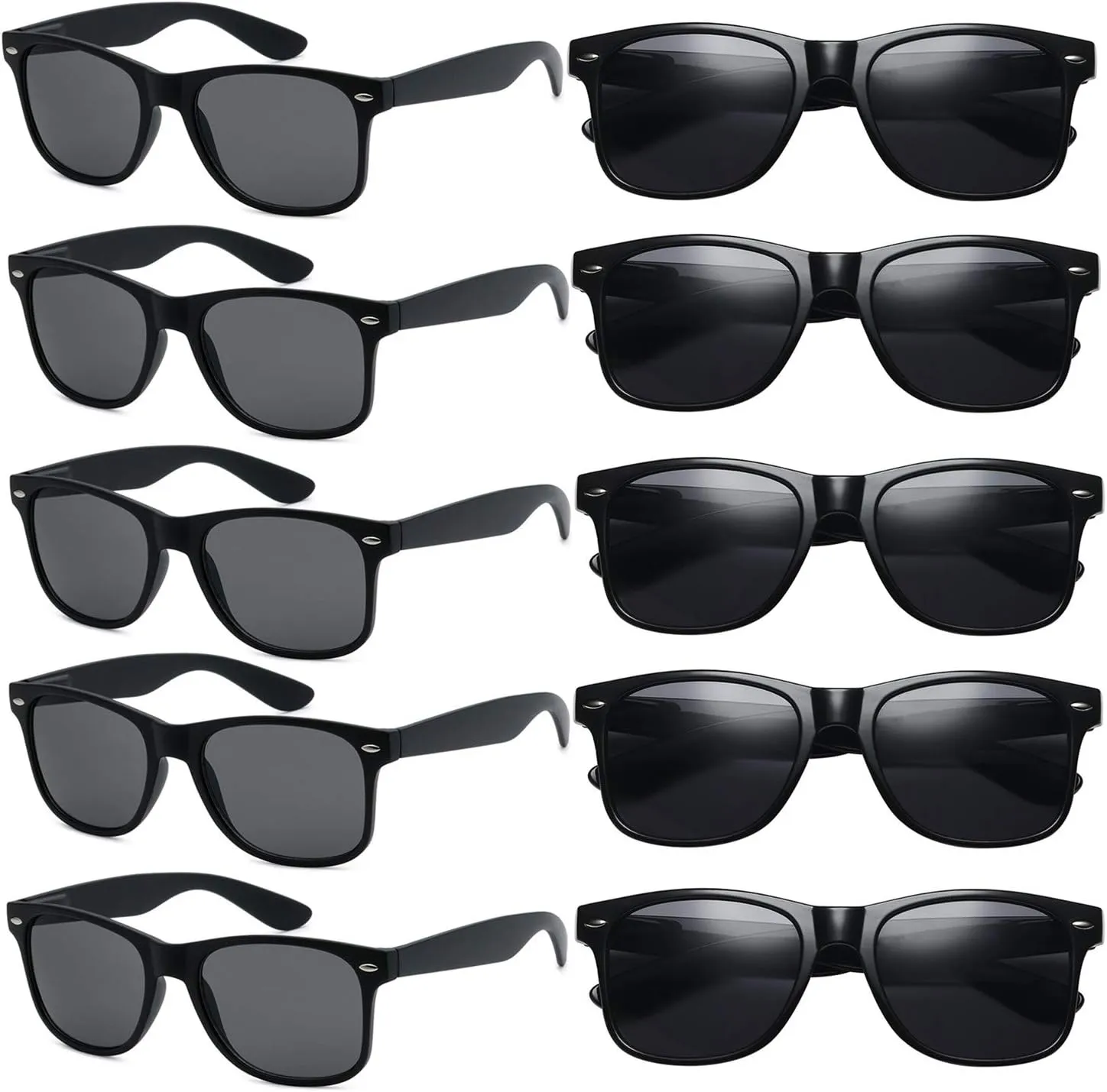 Eyegla Sunglasses Bulk Adults Party Sunglasses 80s Glasses Shades for Party Favors 8/10/20/30Pack