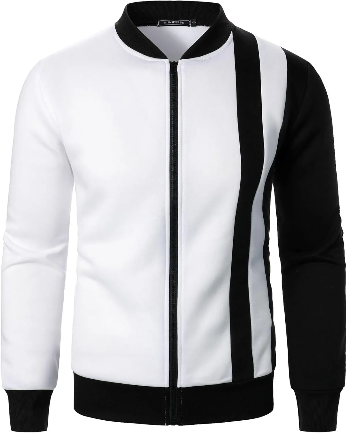 Hoodie Jacket for Men 2024 Fall Jacket Colorblock Zipper Jacket Fashion Lightweight Winter Coats Softshell Outerwear
