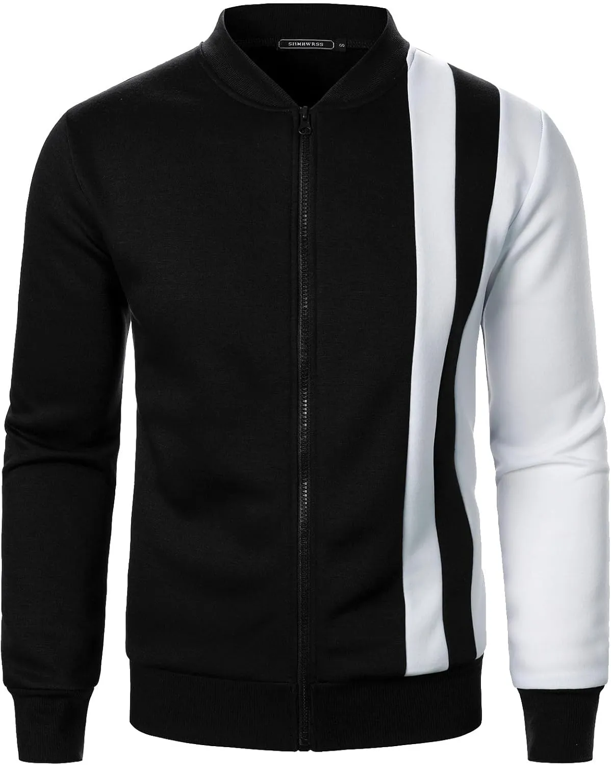 Hoodie Jacket for Men 2024 Fall Jacket Colorblock Zipper Jacket Fashion Lightweight Winter Coats Softshell Outerwear