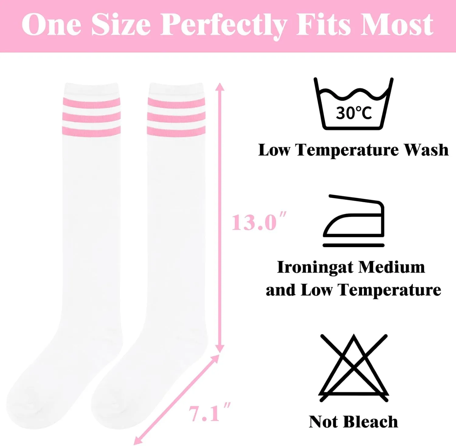 Knee High Socks for Women Knee Socks Tube Socks Womens Athletic Socks Cotton Tall Socks Long Socks Knee High Stockings