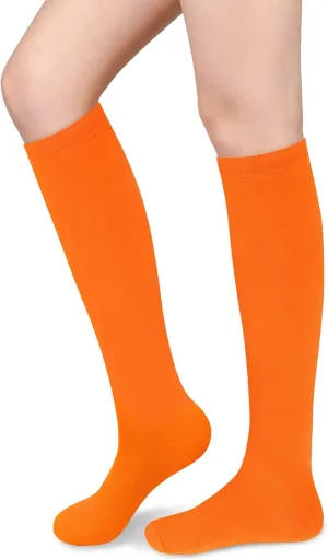 Knee High Socks for Women Knee Socks Tube Socks Womens Athletic Socks Cotton Tall Socks Long Socks Knee High Stockings