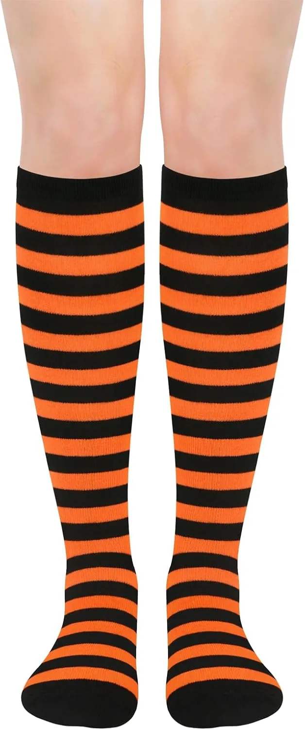 Knee High Socks for Women Knee Socks Tube Socks Womens Athletic Socks Cotton Tall Socks Long Socks Knee High Stockings