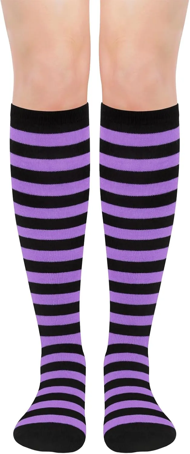Knee High Socks for Women Knee Socks Tube Socks Womens Athletic Socks Cotton Tall Socks Long Socks Knee High Stockings