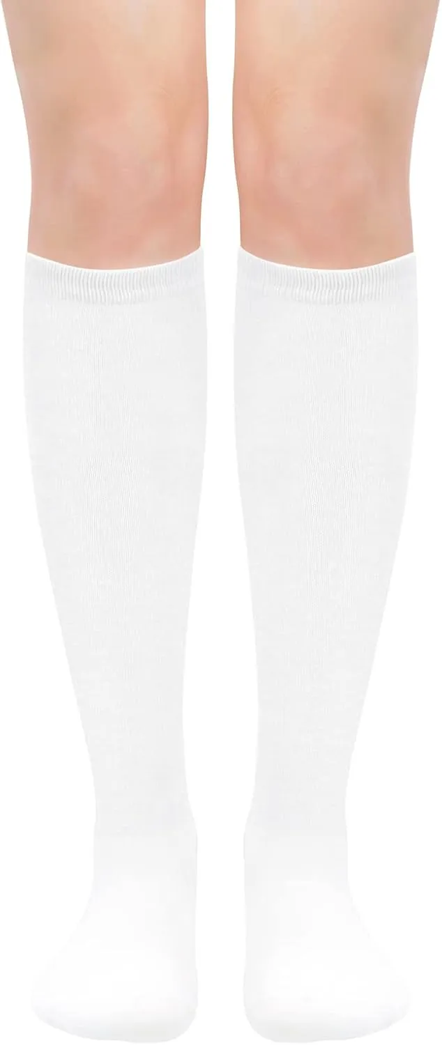 Knee High Socks for Women Knee Socks Tube Socks Womens Athletic Socks Cotton Tall Socks Long Socks Knee High Stockings