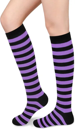Knee High Socks for Women Knee Socks Tube Socks Womens Athletic Socks Cotton Tall Socks Long Socks Knee High Stockings