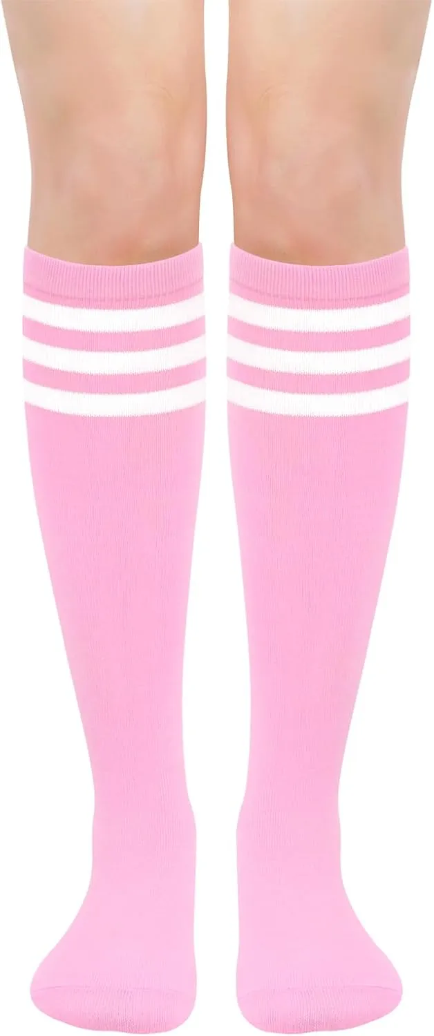 Knee High Socks for Women Knee Socks Tube Socks Womens Athletic Socks Cotton Tall Socks Long Socks Knee High Stockings