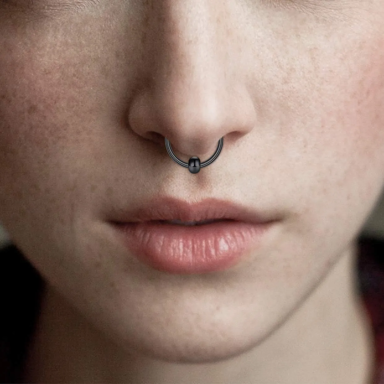 Longita Fake Piercings - Nose Ring, Eyebrow, Lip Ring, Labret Studs & More - Adhesive Face Jewelry