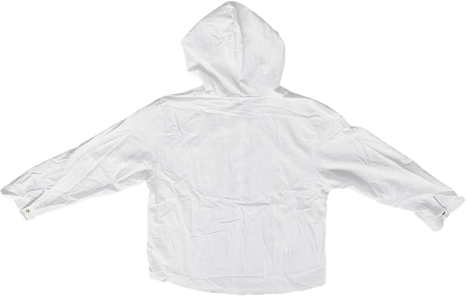 Mens Hoodies Linen Shirts Button Down Shirt Casual Hawaiian Beach Tops Lightweight Fashion Hoodie with Pocket