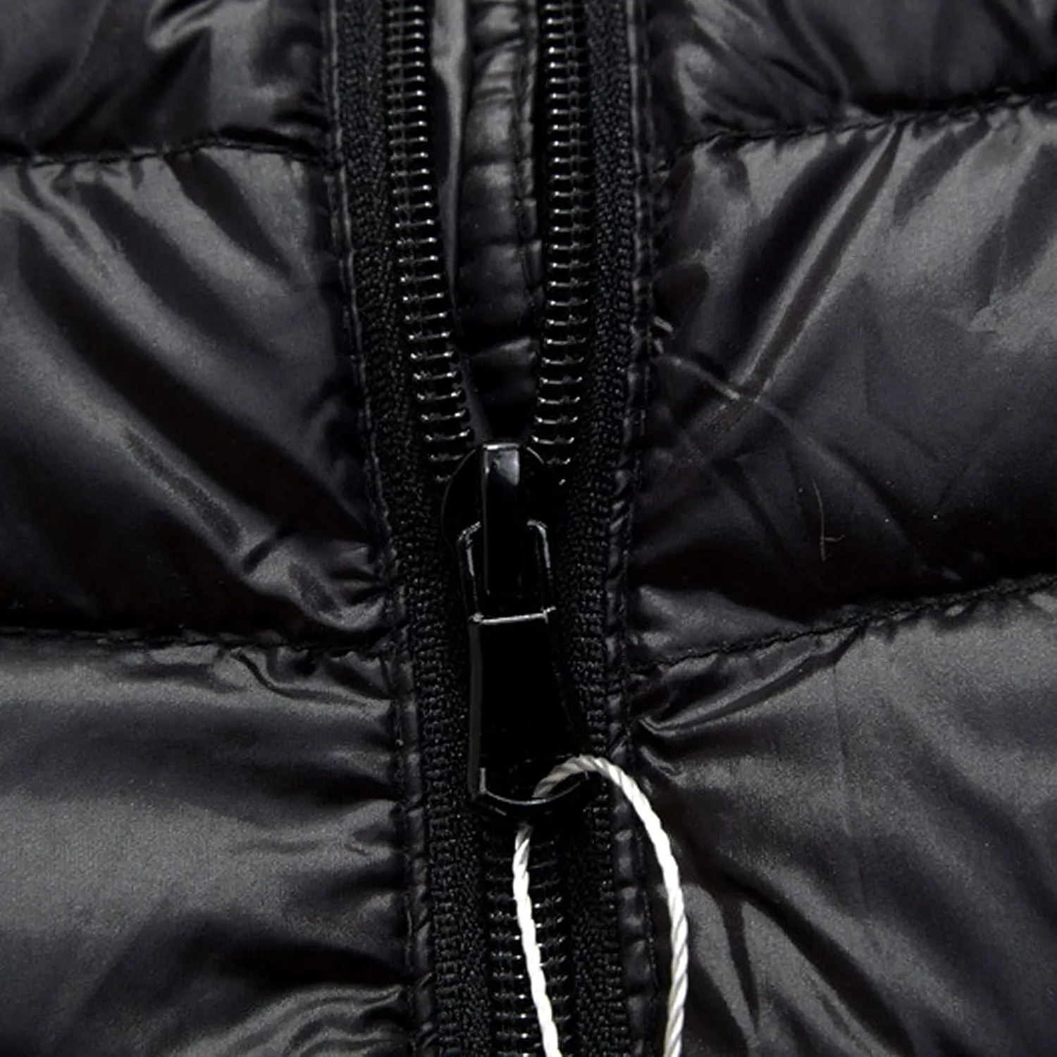 Men's Puffer Jackets Warm Puffy Lightweight Down Jacket Windproof Packable Quilted Coat Hoodless Winter Parka