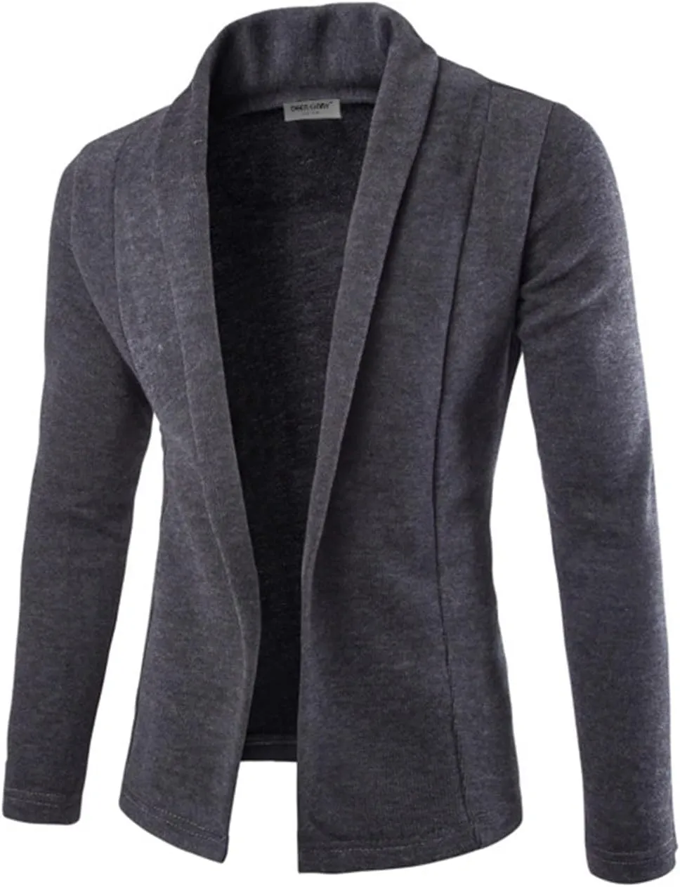 Mens Stylish Casual Cardigan Sweater Comfortable Slim Fit Fall 2023 Winter Coats Shawl Collar Soft Fabric V Neck Jackets