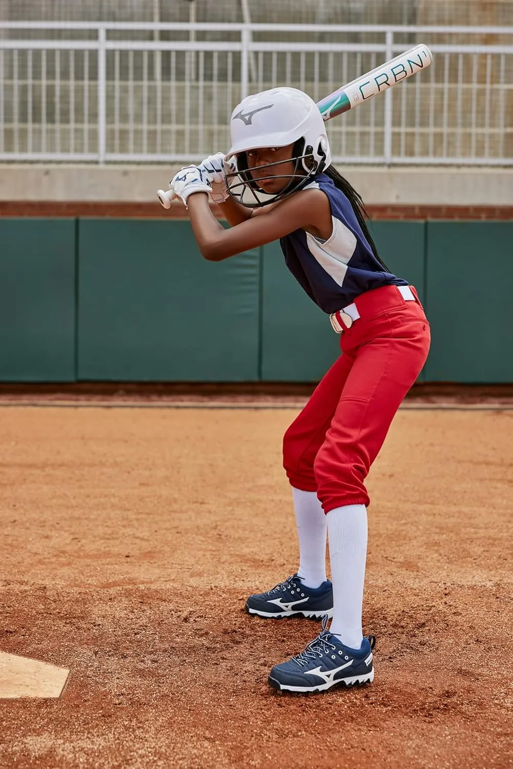 Mizuno Girls' Belted Fastpitch Softball Pant