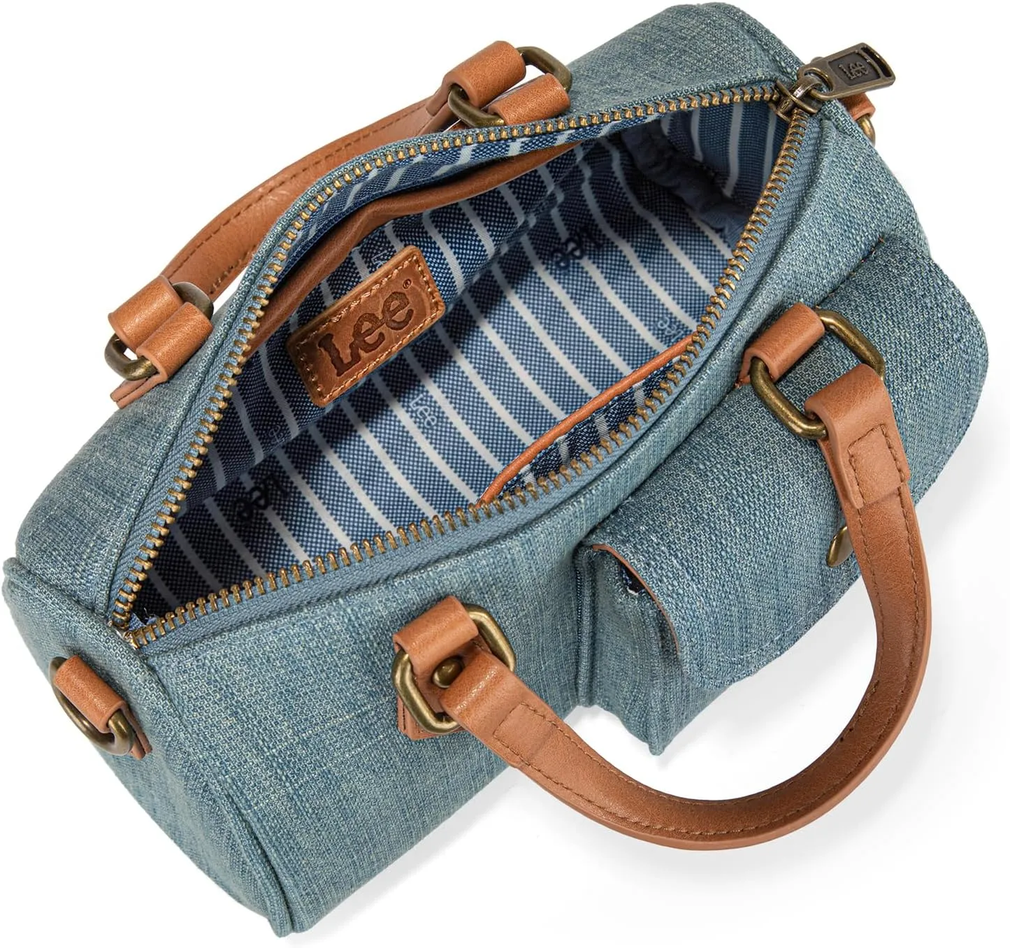 Montana West x Lee Top Handle Satchel Bags for Women Denim Designer Purses and Handbags Fashion Crossbody Bag