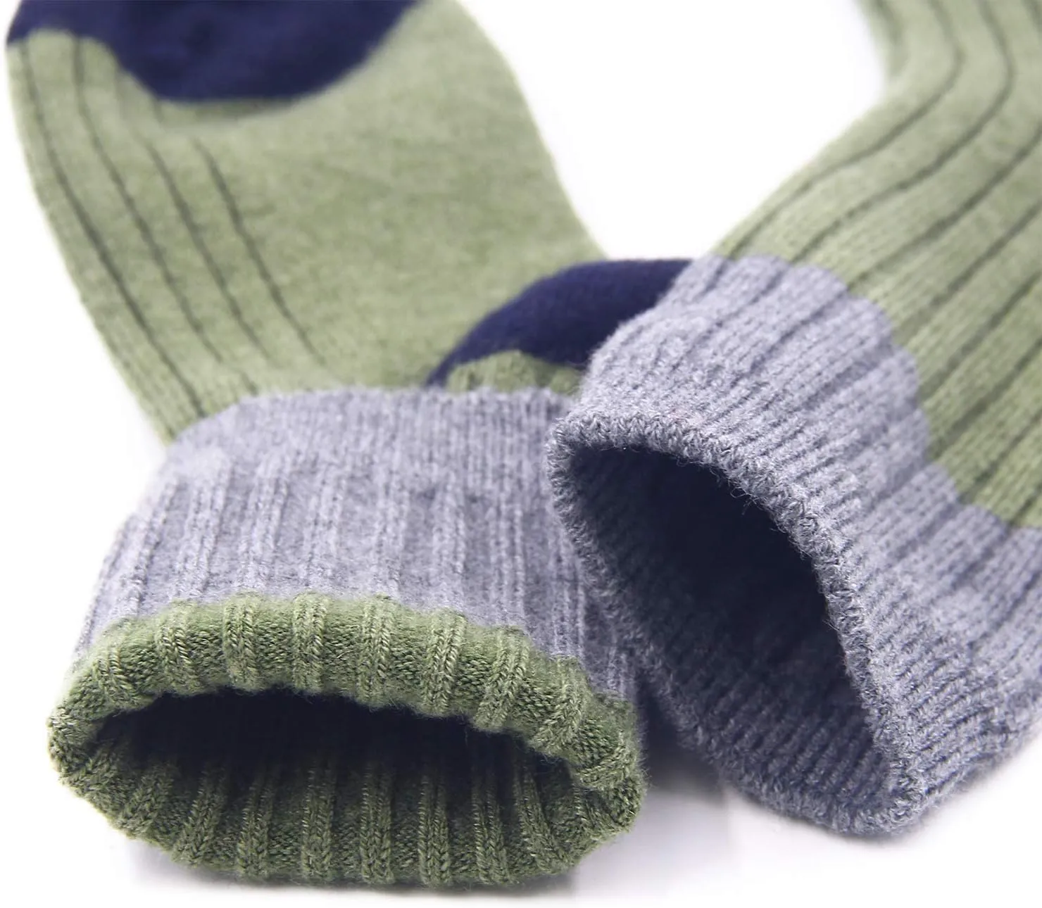 Moon Tree Boys Wool Socks Kids Winter Warm Socks Thermal Crew Socks for Boys 6 Pack