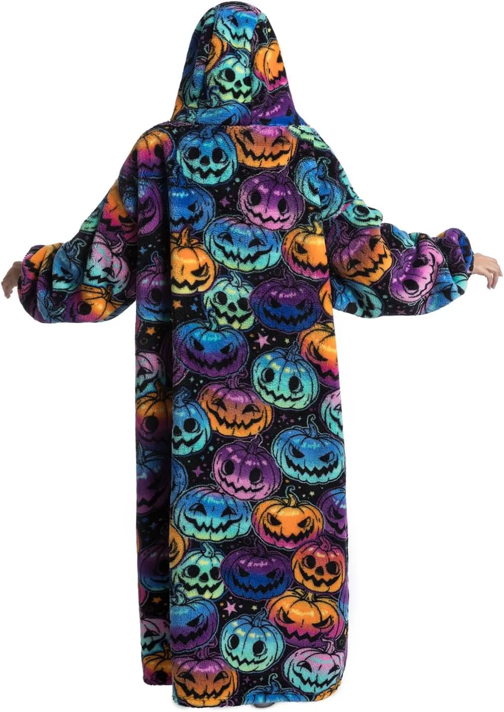 Oversized Wearable Blanket Hoodie for Adults - Extra Long Womens Blanket Sweatshirt