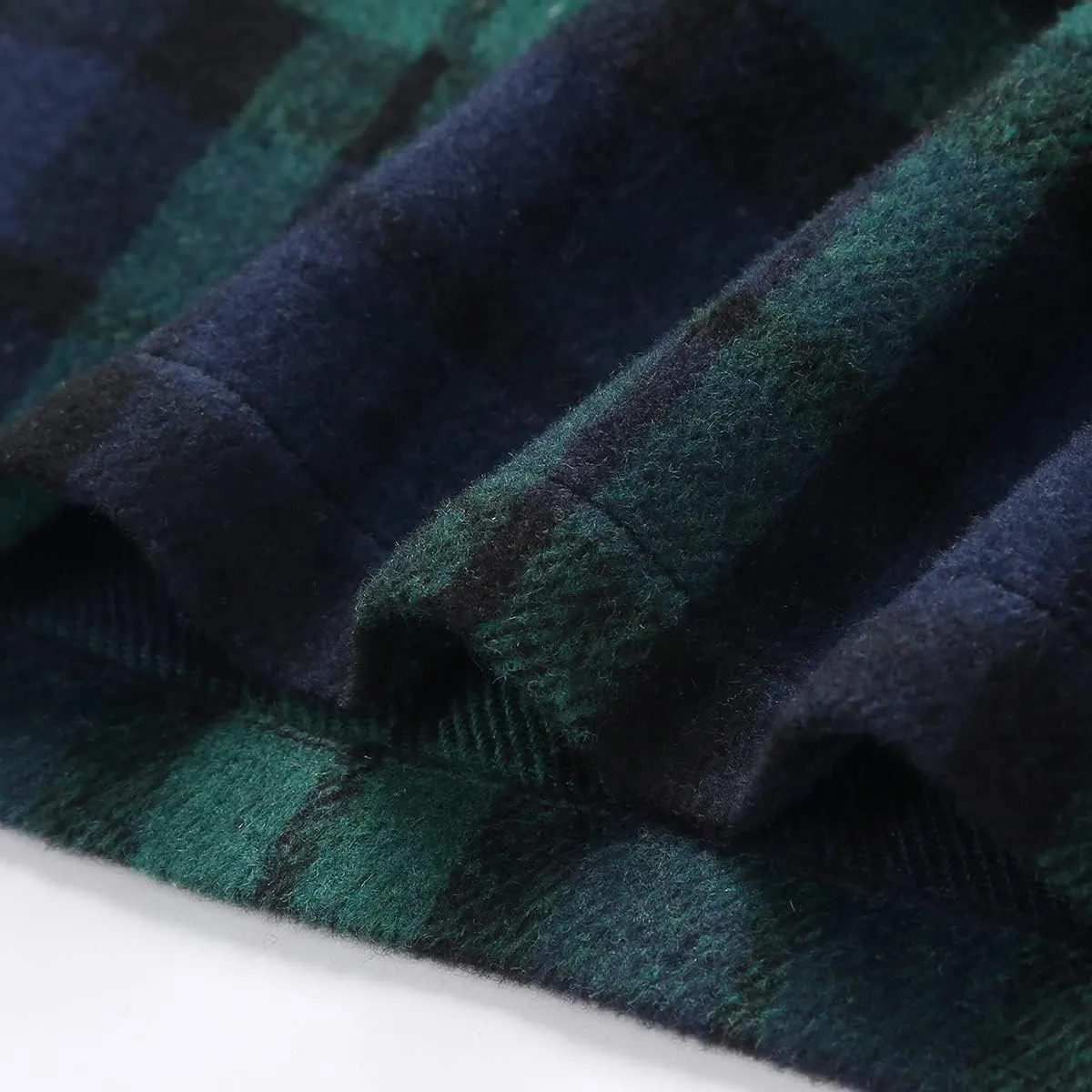 Plaid Mini Skirts for Womens High Waisted Fall Winter Wool Bodycon Pencil Skirts with Slit