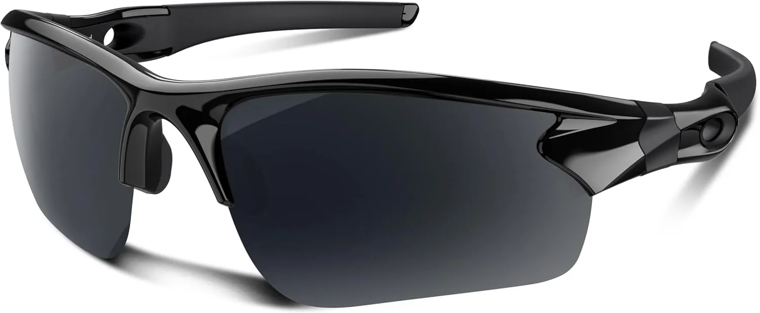 Polarized Sunglasses for Men Women Running Sunglasses Sports Cycling Driving Fishing Baseball Golf TAC UV400 TR90