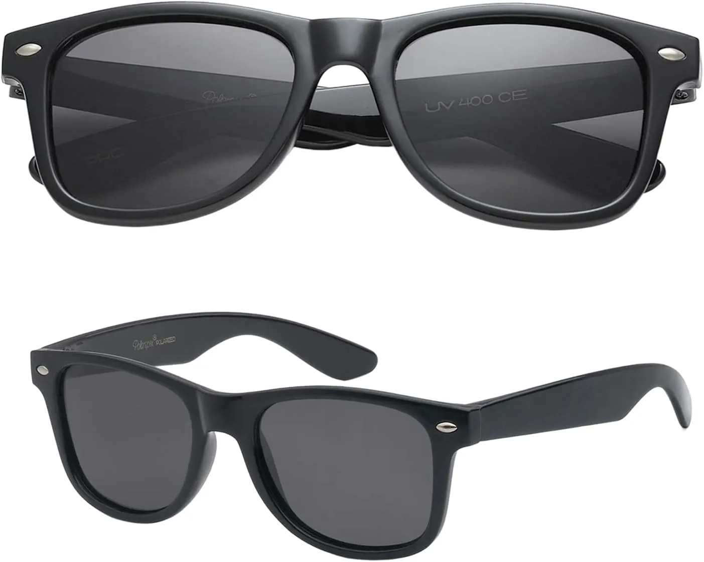 PolarSpex Toddler Sunglasses UV Protection  Unbreakable Kids Polarized Sunglasses with Case for Boys & Girls age 2-8