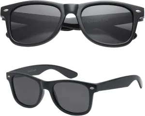 PolarSpex Toddler Sunglasses UV Protection  Unbreakable Kids Polarized Sunglasses with Case for Boys & Girls age 2-8