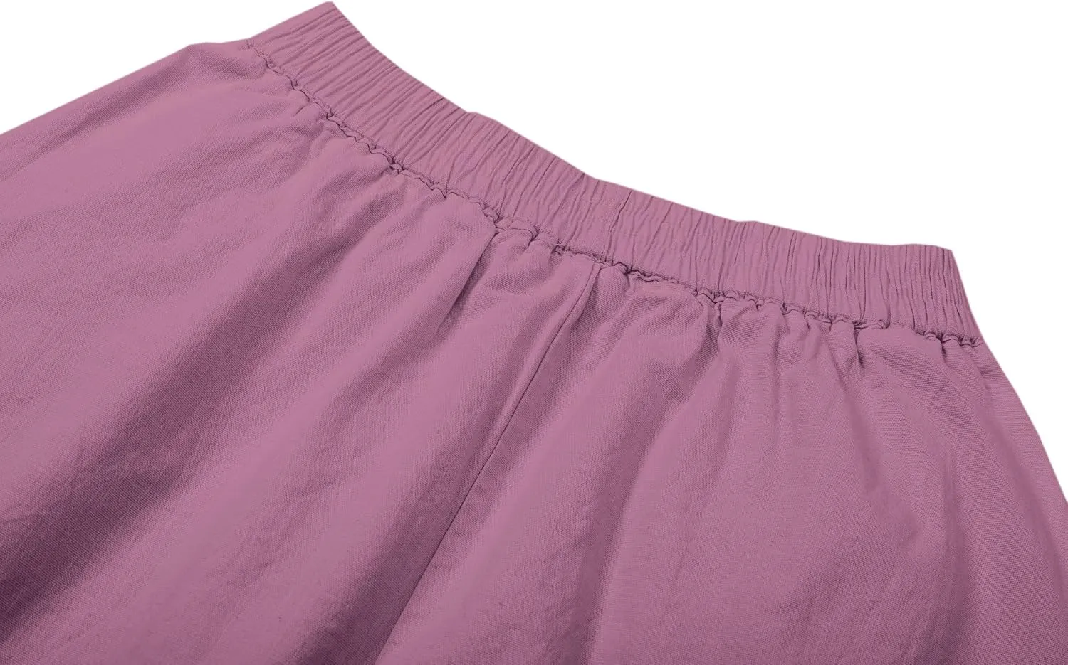 SANGTREE Women's Casual Cotton Linen Skirts with Pockets