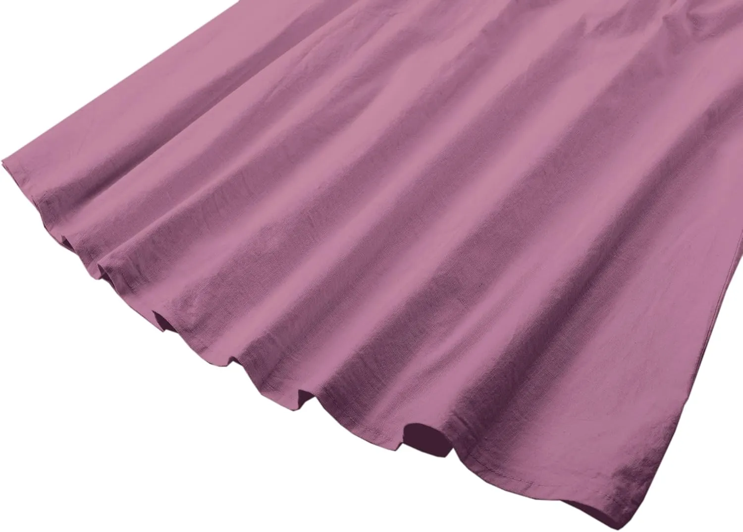 SANGTREE Women's Casual Cotton Linen Skirts with Pockets