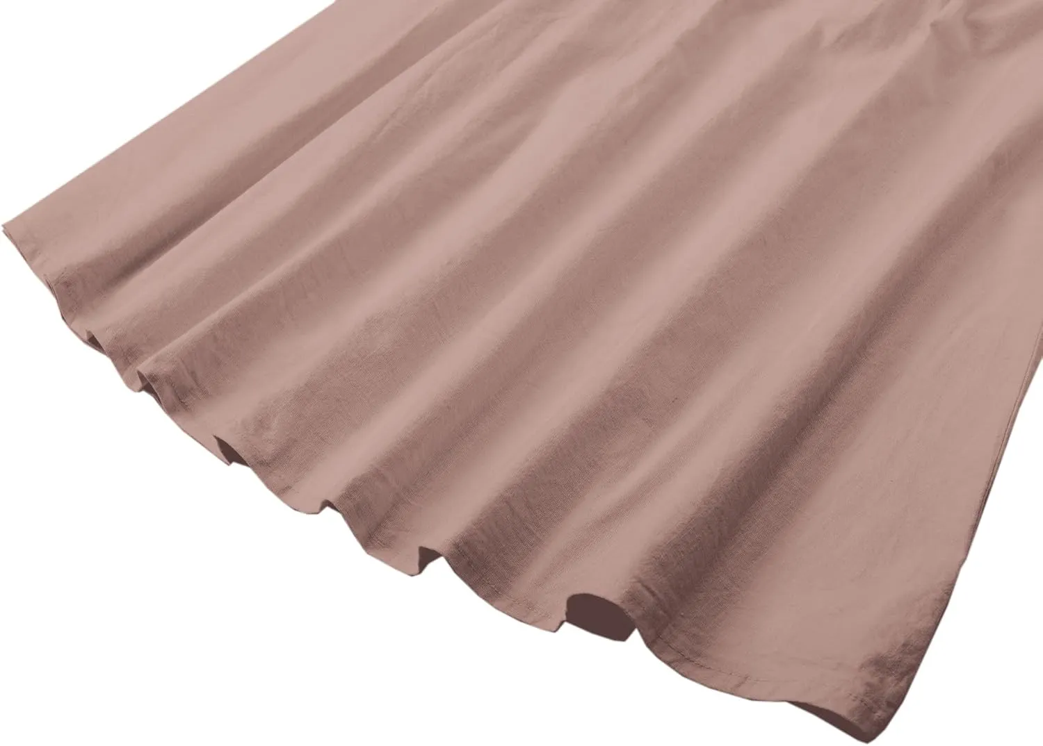 SANGTREE Women's Casual Cotton Linen Skirts with Pockets