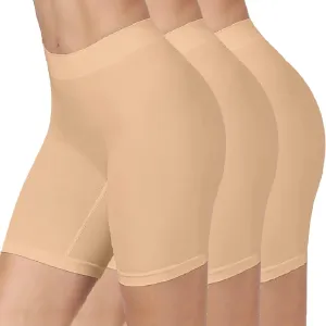 Seamless Slip Shorts for Under Dresses Anti Chafing Shorts Womens Bike Shorts for Yoga Workout