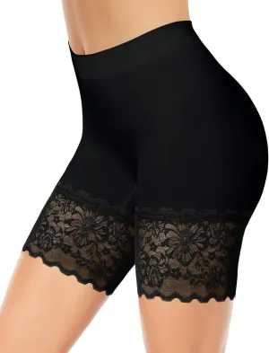 Seamless Slip Shorts for Under Dresses Anti Chafing Shorts Womens Bike Shorts for Yoga Workout