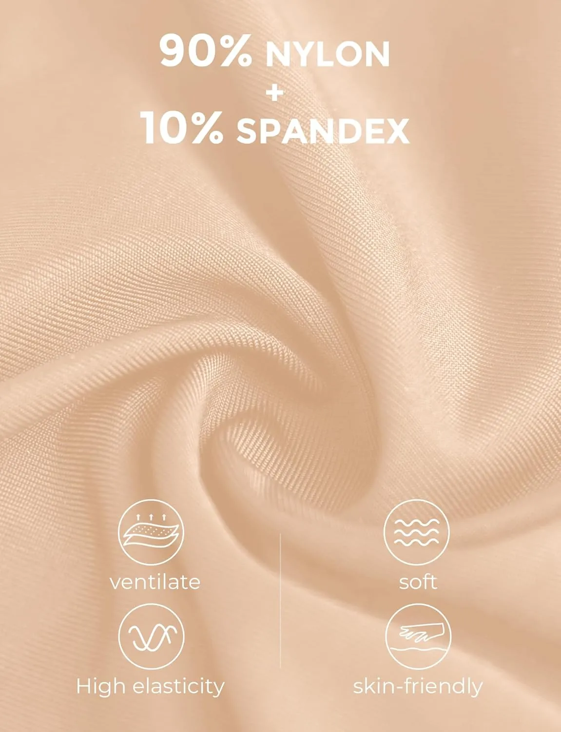 Seamless Slip Shorts for Under Dresses Anti Chafing Shorts Womens Bike Shorts for Yoga Workout