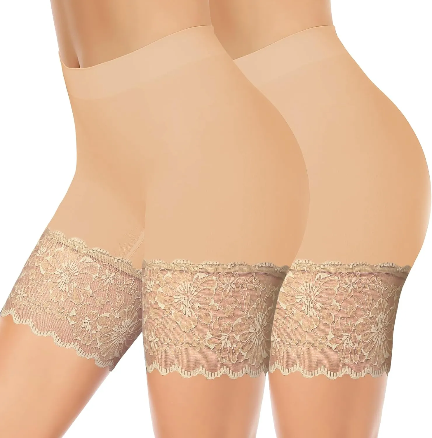 Seamless Slip Shorts for Under Dresses Anti Chafing Shorts Womens Bike Shorts for Yoga Workout