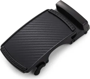 SENDEFN 35MM Ratchet Belt Buckle Only for 1 3/8" Slide Belt Strap, Automatic Click Buckle Adjustable