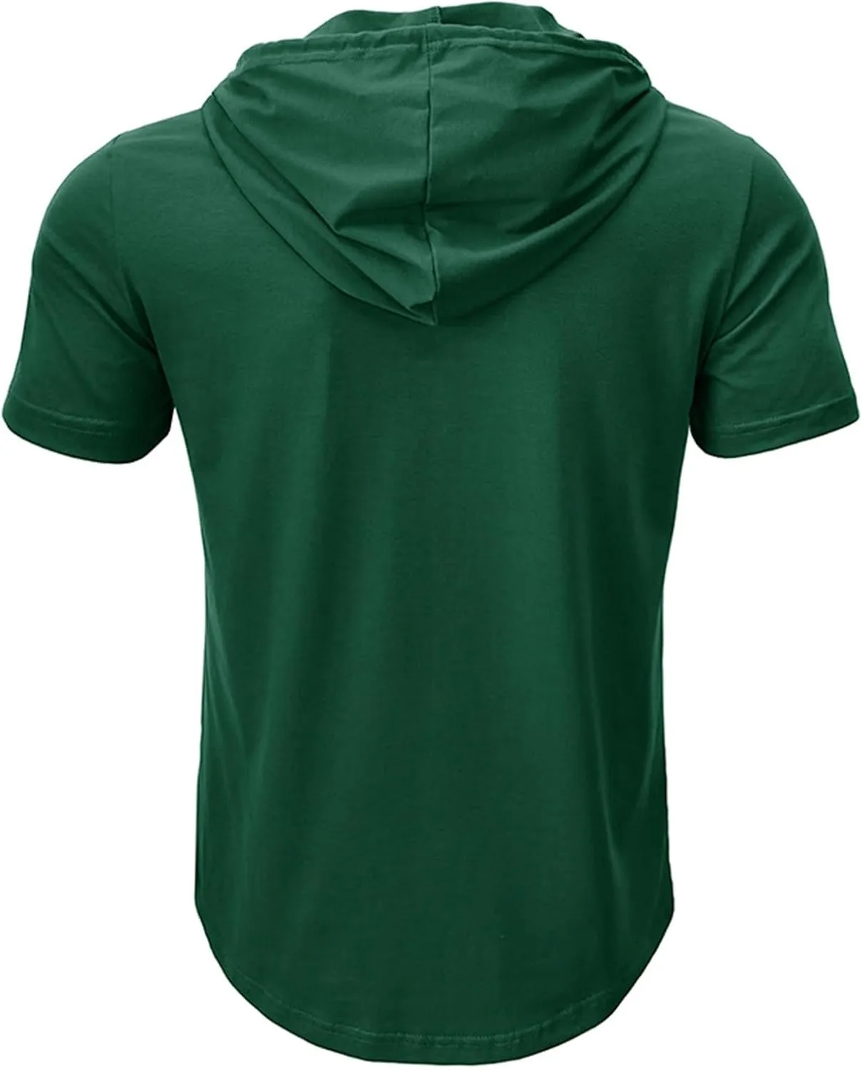 Short Sleeve Hoodies for Men Regular Fit Casual Pullover Tshirts Workout Summer Gym Quick Dry Lightweight Sweatshirts