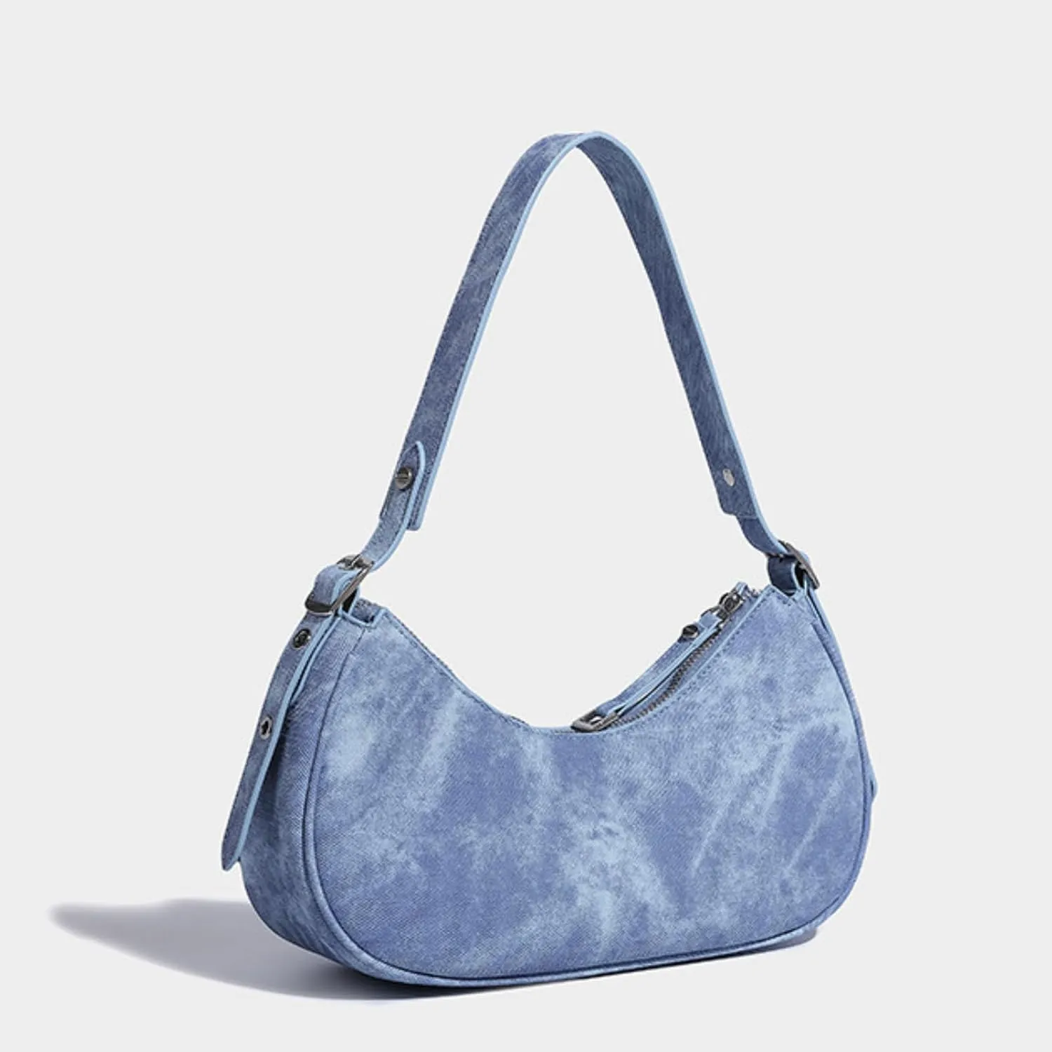 Shoulder Purse for Women, Leather Women's Handbag Y2k Aesthetic Coquette Shoulder Bag Hobo Punk Trendy Ladies Purse