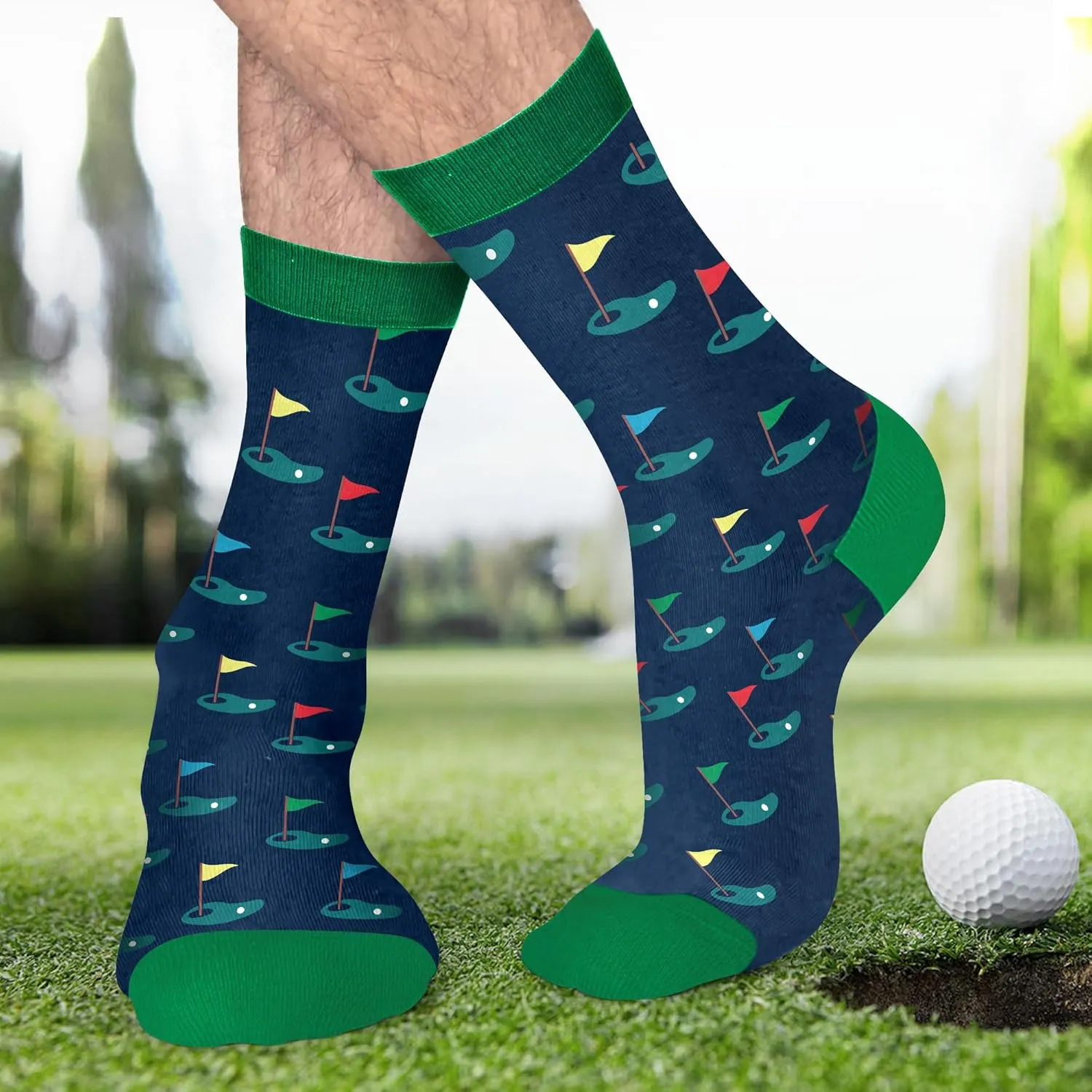 VICRAZY Golf Gifts for Men, Golf Socks for Men - Golf Accessories for Men - Golf Stuff, Stocking Stuffers for Men