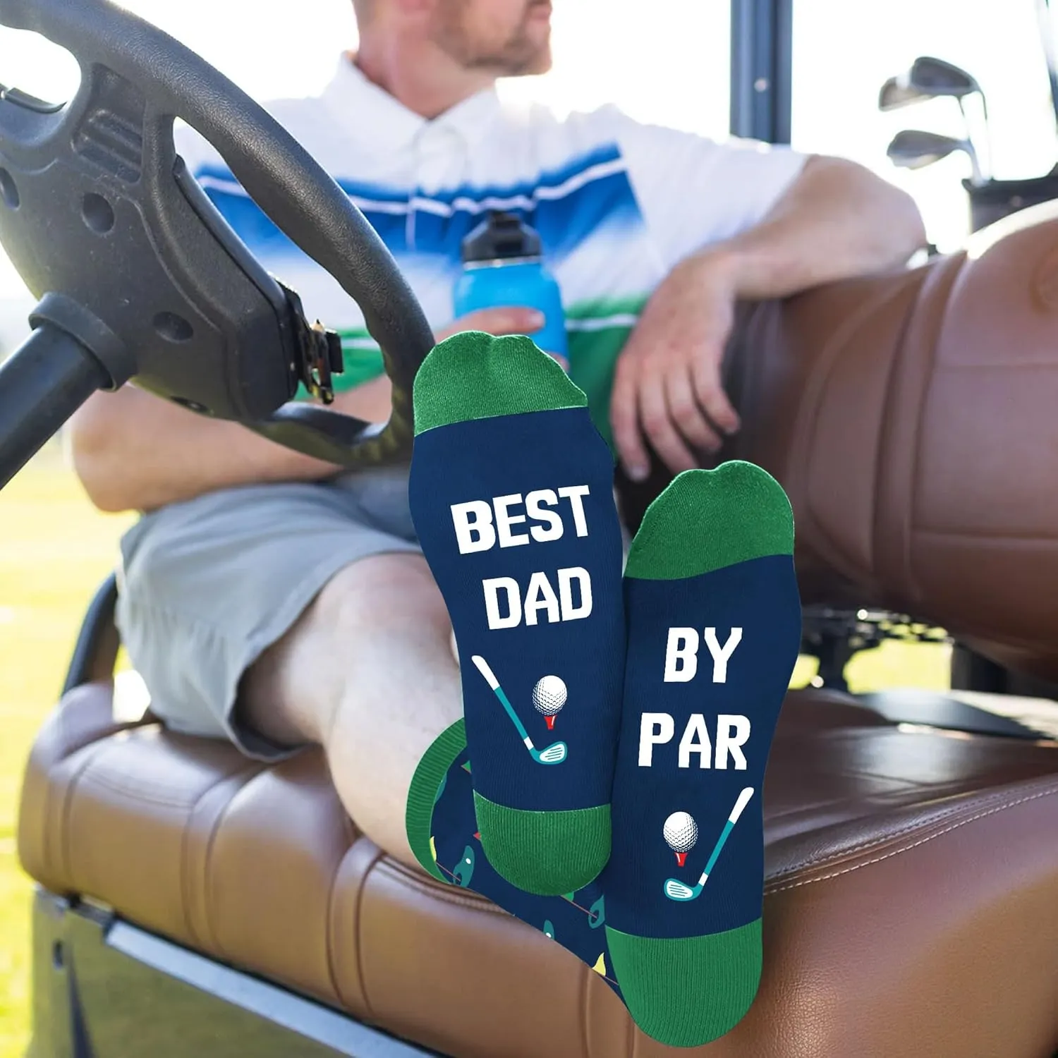 VICRAZY Golf Gifts for Men, Golf Socks for Men - Golf Accessories for Men - Golf Stuff, Stocking Stuffers for Men