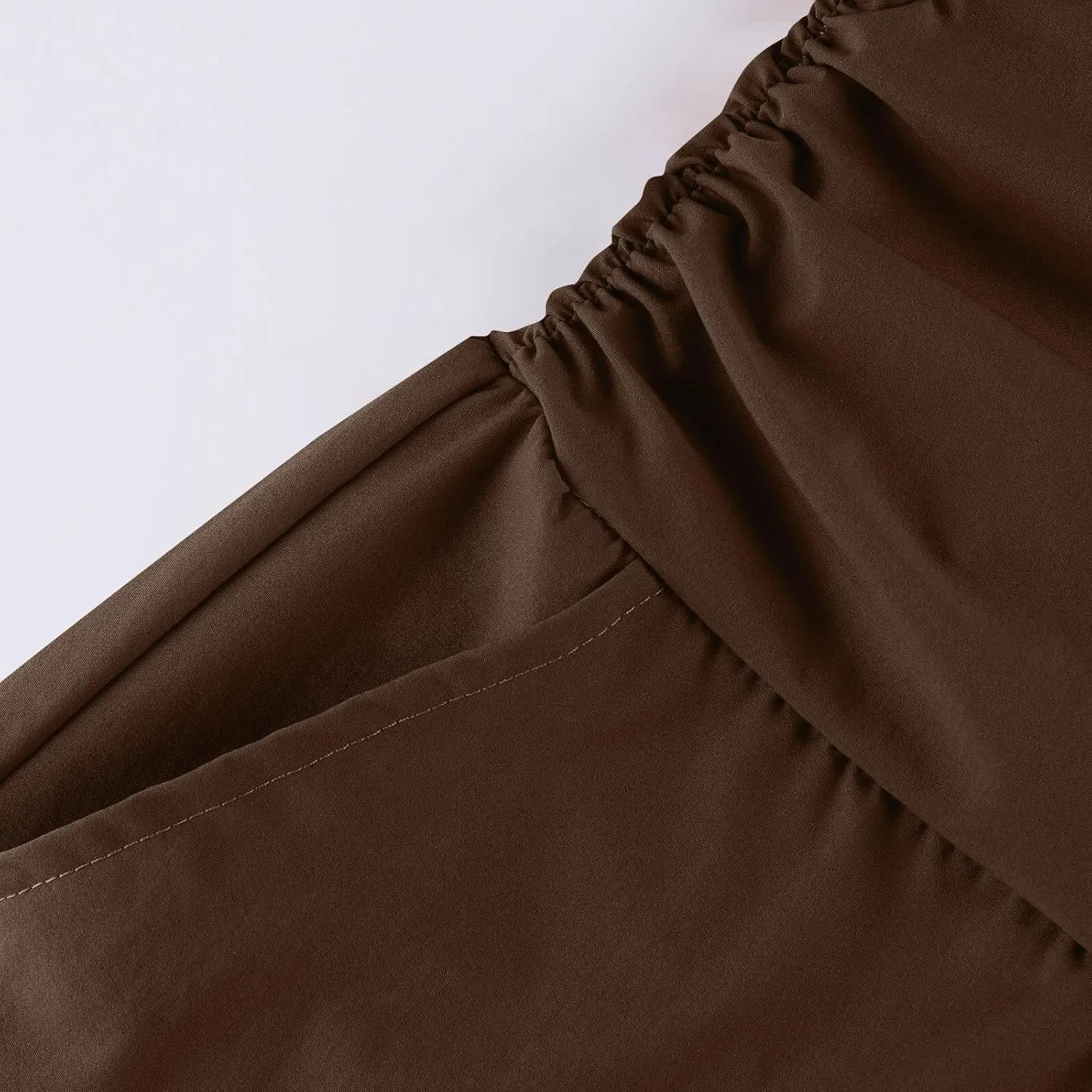 Women's Capri Pants Elastic Waist Wide Leg Loose Pants Cropped Trousers with Pockets Summer Casual Yoga Sweatpants